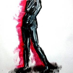 Oil Pastel Life drawing 